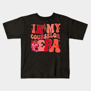 In My Counselor Era  Groovy Back To School Teacher Kids T-Shirt